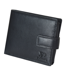 <b>Genuine</b> <b>Leather</b> Tri-Fold <b>Wallet</b> With Button closure - Product Image 6