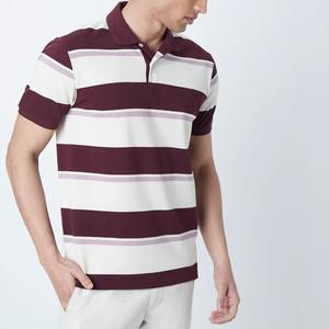 Camisetas y Camisas de Hombre a Rayas de Secado Rápido, Antiarrugas, Tejidas, de Alta Calidad, Exportación Directa de Fábrica, Más Vendidas - Product Image 5
