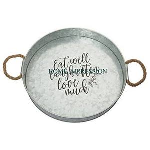 Trendy New Collection Plateau de sécurité alimentaire élégant Maison et Restaurant Table à manger Plateau de service alimentaire avec poignées de corde à bas prix - Product Image 2