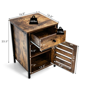 OEM Customized Modern <b>Side</b> <b>Table</b> for Living Room Home Furniture with Drawer & <b>Storage</b> Box Manufactured in India Cheap Price - Product Image 6