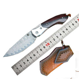 Cuchillo de cocina de hoja fija de acero de Damasco hecho a mano de alta calidad, proveedor de edición coleccionista, mango de madera de Pakistán de 12 pulgadas - Product Image 1