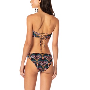Culottes de bikini taille basse pour femmes, imprimées, en spandex et polyester, style sexy, respirantes, lavables en machine, maillots de bain pour adultes - Product Image 4