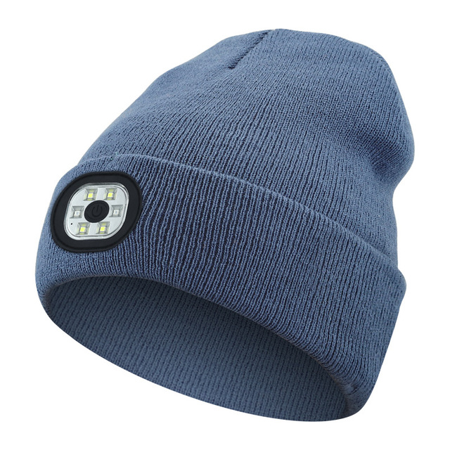 Adjustable Beanie Size Wireless Bluetooth Music LED Luminous Hat Lighting Headphone Hat Led Grich Hats