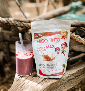 Higo Tinto Family MAX Cacao ออร์แกนิกสีแดงครีมเมอร์มะพร้าวแมค300กรัมผงสารต้านอนุมูลอิสระขนาด - Product Image 2