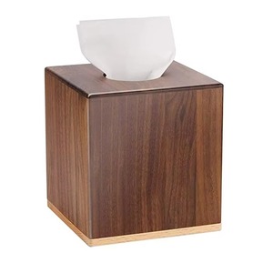 Boîte à serviettes en bois Vintage classique porte-mouchoirs de qualité supérieure pour mariage hôtel restaurant dessus de table décoratif et usage quotidien - Product Image 2