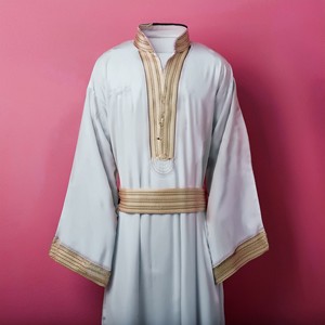 Thobe en coton islamique de haute qualité et à bas prix pour hommes - Product Image 1