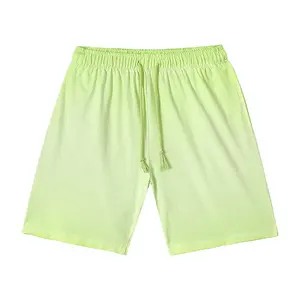 OEM Hip Hop Custom Logo Screen Printing Loose Unisex 100% Cotton Acid Wash French Terry Sweat <b>Shorts</b> For <b>Men</b> - Product Image 5