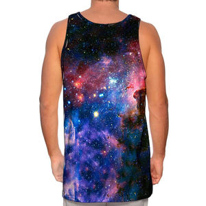 PUFFIN SPORTS Débardeur Homme Haute Qualité en Polyester/Coton Séchage Rapide Couleur Unie Devant pour Gym Entraînement Fitness Style Urbain - Product Image 2