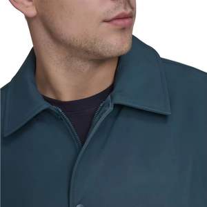 Veste bomber en laine d'hiver à coupe ample en coton lavé personnalisée Unisexe Fermeture éclair Imperméable à l'eau à capuche Style vintage décontracté Vestes - Product Image 2