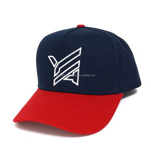 High Quality 5 Panel <b>Frame</b> Snap Back Hat Custom 3D M Embroidery American Baseball Cap Curved Bill <b>Printed</b> Flag Rubber Cotton - Product Image 1