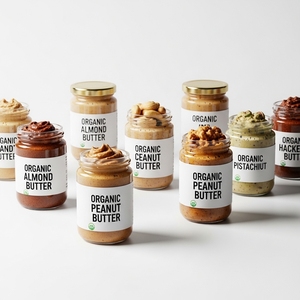 Beurre de noix biologique sain et crémeux (amande, cacahuète, noix de cajou, noisette) – Idéal pour la pâtisserie, les smoothies et la cuisine - Product Image 4