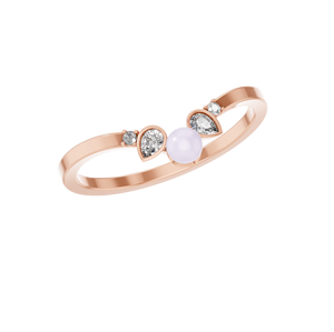 Anillo de compromiso de diamante cultivado en laboratorio de corte de pera de oro sólido de 14 quilates para mujer, joyería de regalo certificada IGI de estilo clásico - Product Image 1
