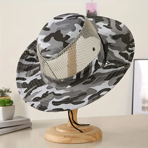 Haute qualité Vietnam Camouflage casquette Logo personnalisé panneau d'origine marque chapeaux ajustés pour hommes pêche en plein air sport fête Ski hiver - Product Image 1