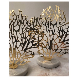 รูปปั้นวงแหวนอลูมิเนียมแบบแอบสแตรกต์ทำมือสำหรับล็อบบี้โรงแรมทันสมัยของตกแต่งบ้านประติมากรรมโลหะแบบหรูหราขายส่ง - Product Image 2