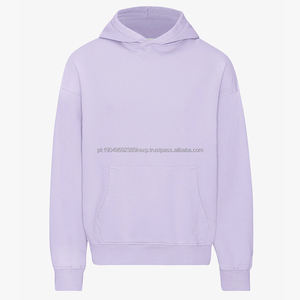 Sweatshirts pour hommes en pur coton avec capuche, sweat-shirt en molleton biologique à capuche, sweat-shirt surdimensionné personnalisé pour hommes - Product Image 4