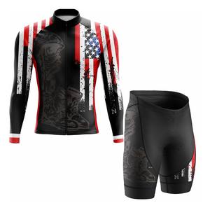 Ensemble de vêtements de cyclisme OEM, été, manches longues, respirant, vêtements de cyclisme pour hommes, maillot, ropa ciclismo, uniformes, costumes - Product Image 2