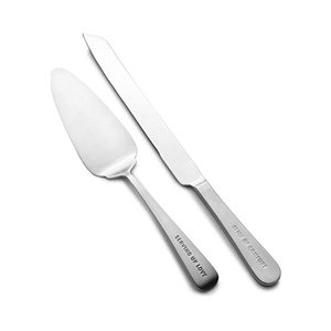 Diseño anudado Mango negro Servidor de pasteles Cuchillo y espátula Moldes para hornear de silicona y cortador Molde para pasteles de acero inoxidable - Product Image 6