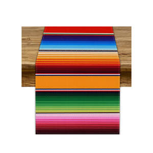 Nouvel arrivage de chemin de table brodé extra large en coton lin de haute qualité pour la décoration de la maison - Product Image 1