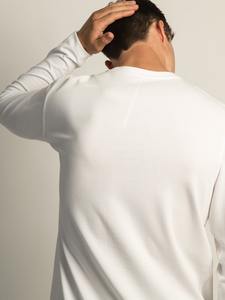 เสื้อยืดแขนยาวผ้าฝ้ายผสมโพลีระบายอากาศและสวมใส่ง่ายทุกวัน - Product Image 4