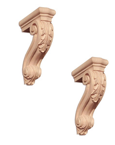 Elegante acento de madera maciza para salas de estar, dormitorios, oficinas y proyectos de montaje en pared, ménsula de pared de madera maciza - Product Image 2