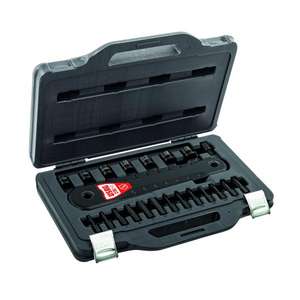 Jeu de douilles à chocs hexagonales courtes Usag 1/2'' avec rallonge et embouts (23 pièces) - Product Image 1