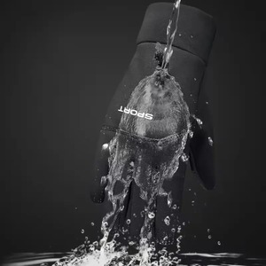 Guantes de Ciclismo de invierno para hombre de alta calidad Guantes de cuero para ciclismo impermeables a prueba de viento La mejor calidad a baja tasa - Product Image 6