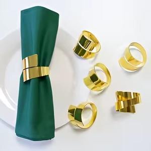 Handmade Resin Napkin <b>Rings</b> High Quality with Luxury Gold Flakes <b>for</b> Dining Table - Product Image 5