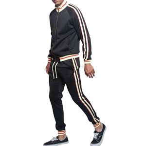 Newest Arrival Tracksuit 2 Pieces Zip up Set for <b>Men</b> Newest Colors Big and Tall <b>Mens</b> <b>Jogger</b> Suit - Product Image 1