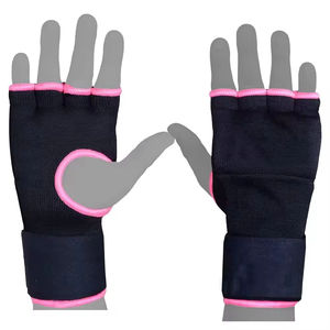 Guantes Interiores de Gel de Cuero de Alta Elasticidad Ecológicos con Logotipo Personalizado, Servicio OEM al por Mayor, para Ciclismo, Medios Dedos - Product Image 2