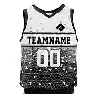 Uniforme de Baloncesto sin Mangas, Ligero y Transpirable, Diseño Personalizado Unisex, Estilo Urbano, Tallas Grandes, Precio al por Mayor - Product Image 4