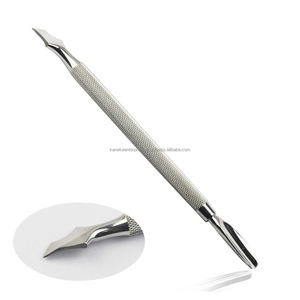 Proveedor Mayorista de Empujadores de Cutículas de Acero Inoxidable de Doble Punta Reutilizables para Limpieza de Uñas y Herramientas de Manicura - Product Image 3