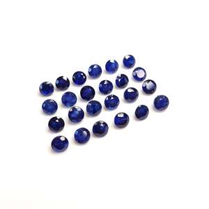 Natural Bangkok Blue Sapphire Calibrated <b>Rounds</b> Various Including Brilliant Cut Marquise Oval <b>Cushion</b> Heat VVS Emerald Fine - Product Image 4