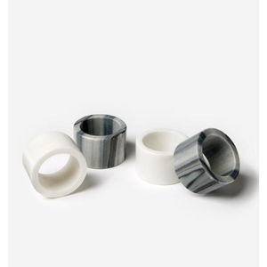 Anillos de Servilleta Cuadrados de Madera Hechos a Mano, Decoración Moderna de Mesa de Madera de Teca, Accesorios para Cenas y Banquetes de Boda en Oferta - Product Image 5