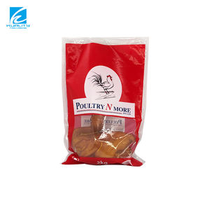 Bolsa retráctil plana de PE personalizada para embalaje de almacenamiento de pollo de plástico impreso para aves de corral - Product Image 1