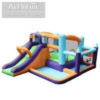 Structure gonflable conforme EN71, OEM/ODM, avec zone de lancer de balles, MOQ 2 pièces, faible MOQ, pour jeux et divertissement en intérieur le week-end