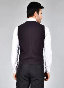 Export Quality Mens Coffee Color Waist Coat for Corporate Wear <b>Hotel</b> Staff <b>Uniforms</b> Events Available for Factory Price - Product Image 3