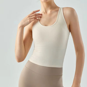 Camisetas sin mangas estampadas para mujer, tela elástica, compra directamente de fábrica a precio mayorista, camiseta sin mangas personalizada para mujer, camiseta sin mangas - Product Image 4