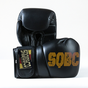 Vente en gros Gants de boxe noir et or Gants d'entraînement pour enfants Gants de MMA et de sac de boxe pour débutants - Product Image 6