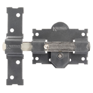 Serratura B-1, chiave e pulsante, bullone da 161 mm, cilindro rotondo da 50 mm - Product Image 1