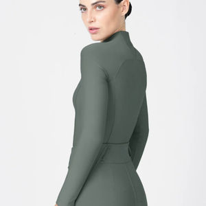 Camiseta de equitación para mujer, tendencia 2026, ligera, transpirable, que absorbe la humedad, tejido elástico deportivo, top para montar a caballo - Product Image 3