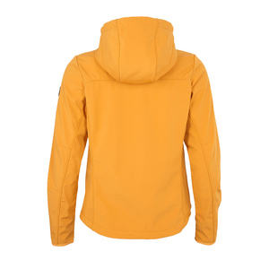 Chaquetas de concha blanda de caballo de invierno de buena calidad, chaqueta con aislamiento de logotipo impreso personalizado, chaqueta Softshell Core para mujer - Product Image 2