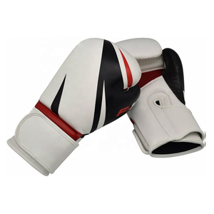 Guantes de boxeo gemelos personalizados de 14oz al por mayor para entrenamiento de MMA hechos de cuero PU para combate de Boxeo Deportivo aplicable - Product Image 5