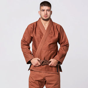 Uniforme de Karate Peso Pesado 14 oz 100% Algodón para Jóvenes y Adultos Material de Algodón Profesional jiu jitsu kimono Personalizado - Product Image 2