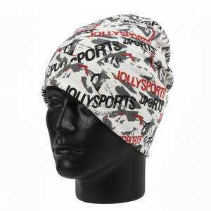 Bonnet en jersey de polyester et élasthanne de qualité supérieure pour homme, 180 GSM, tissu extensible doux, sublimation intégrale, logo personnalisé, bonnet jacquard - Product Image 3