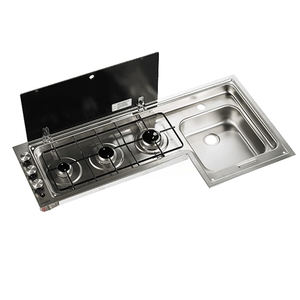 Évier combiné <span class=keywords><strong>de</strong></span> cuisinière à gaz propane en acier inoxydable sur mesure - Product Image 5