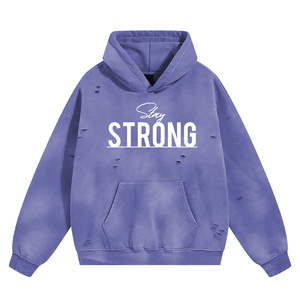 Sweat-shirts oversize de bonne qualité pour l'hiver, style délavé tendance, pour garçons, avec logo imprimé. - Product Image 1