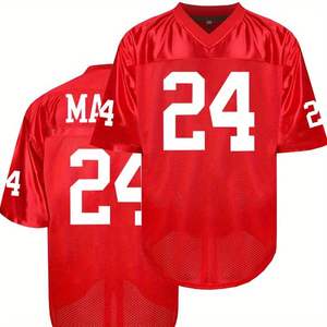 Maillots de football à manches courtes unisexes pour adultes, personnalisables avec le nom de l'équipe, 100% polyester, impression numérique, respirants, séchage rapide - Product Image 3