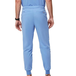 กางเกงจ็อกเกอร์ผู้ชายแบบมีเชือกผูกเอว สั่งทำขายส่ง ผ้าแคนวาสระบายอากาศ ทรงขาบาน แห้งเร็ว ซับในขนแกะ สวมใส่สบาย - Product Image 4