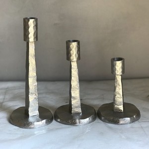 <b>Metal</b> Matte <b>Black</b> Best Selling High Quality <b>Candle</b> <b>Holder</b> Hammered Table Top with Custom Logo <b>Candle</b> Stand - Product Image 6