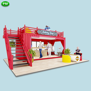 Restaurant en conteneur maritime personnalisé, bars modulaires, cafés portables, cafés, jardin de bière éphémère pour les petites entreprises - Product Image 4